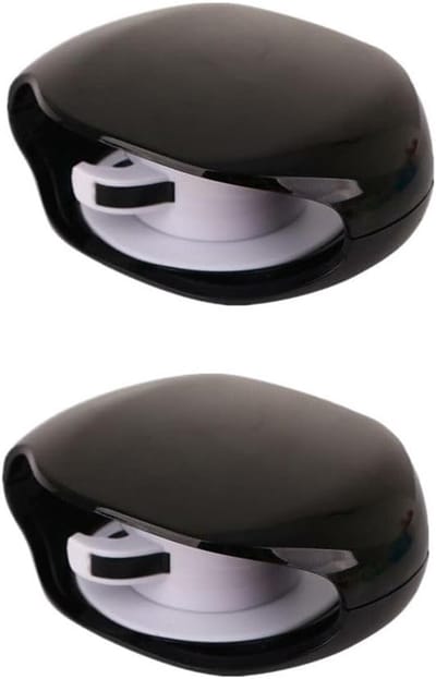 KZQ Automatische Oprolbare Kabelhouder Voor Oortjes En Usb Cables - Intrekbare Kabelorganizer Voor Opladen En Data - 2 Stuk In Zwart