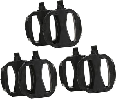 Kinder Fiets Pedaal - Fiets Accessoires - Veilig Fietsen - Anti-slip Ontwerp - 9.4 x 7.8 cm - Zwart