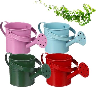 Kinder Gieter - Kleine Waterpot - Planten Water Geven - Roestwerende Behandeling - 75 x 17 x 75 cm - Rood