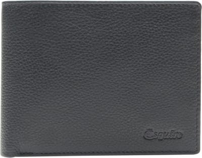 Esquire Leren Portemonnee Primavera Men Wallet Black Zwart