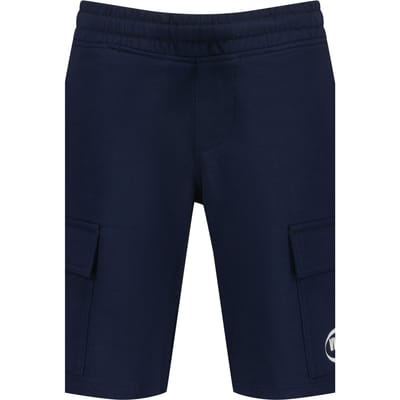 Vingino Basic-cargo Short Dark Blue Maat: 2 | Broeken Outlet | Unisex | Blauw
