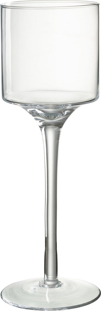 J-Line windlicht Seni - glas - transparant - medium