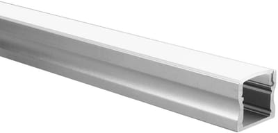 LED strip profiel Potenza aluminium hoog 1m incl. melkwitte afdekkap