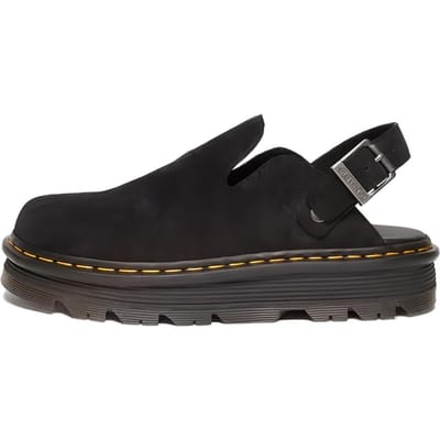 Dr. Martens Zebzag Suede Casual Slingback Platform Muilezel Zwart Unisex Sneakers 31657001 37 black