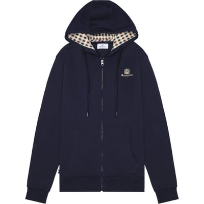 Mannen trui Aquascutum pictogram sw001 11 marine