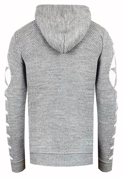 Grof gebreide hoodie