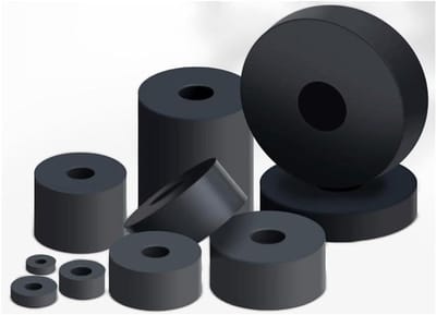 Trillingsdempers - Schokisolatiekussens - Apparaten Stabiliseren - Hoge Elasticiteit - Set van 4 - Zwart
