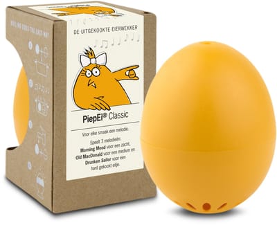 Eierwekker - 'Classic PiepEi' - Orange - Oranje