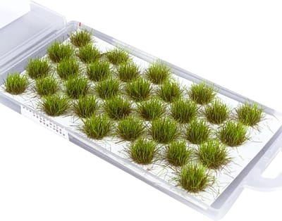 Gras Model - Miniatuur Struiken - Landschap Bouwen - Realistische Textuur - 32 Stuks - Groen