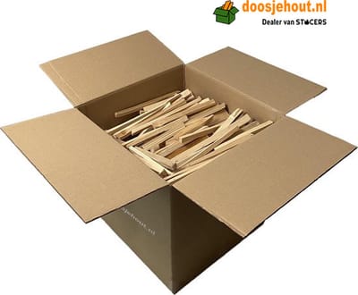 Aanmaakhout 20 kg | aanmaakhoutjes voor de open haard | aanmaakblokjes openhaard - hout voor kachel | STOCERS