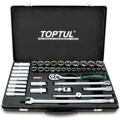 Dopsleutelset TOPTUL 1/2 41 stuks