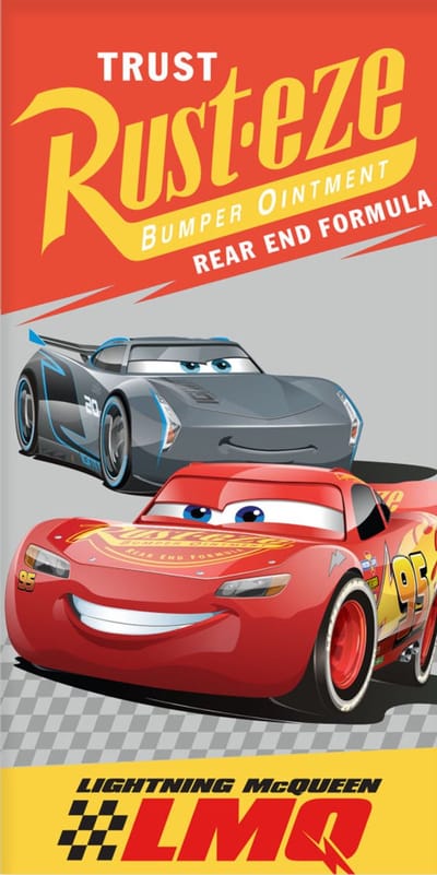 Cars strandlaken Trust 70 x 140 cm Rood