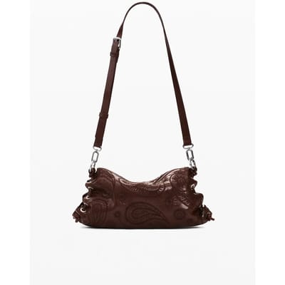 Desigual schoudertas Siroco Xela Shoulder Bag Camel bruine