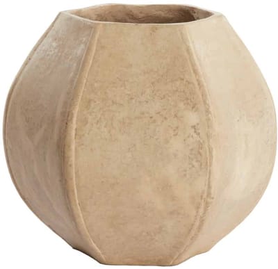 Light & Living Bloempot Melis - Naturel - Ø37cm - Modern