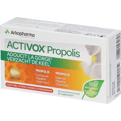 Activox Propolis Voor een Zacht Keel – 24 Lutschtabletten Zonder Zuiker Natuurlijk Gezond Om Op Te Zuigen