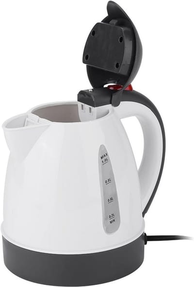 Dailygoods - Elektrische Waterkoker 24V met Roestvrijstalen Binnenzijde 1000ml