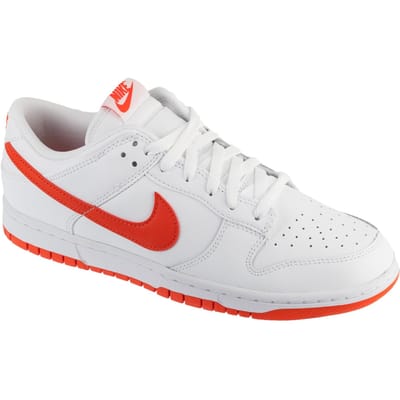 Nike Dunk Low Retro, Mannen, Wit, Sneakers, maat: 43