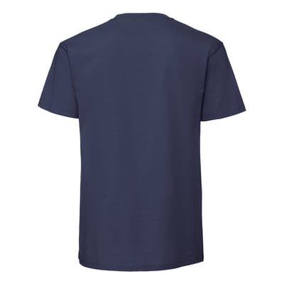 Fruit of the Loom Heren Iconic Premium Ringspun Katoen T-Shirt (Deep Navy)