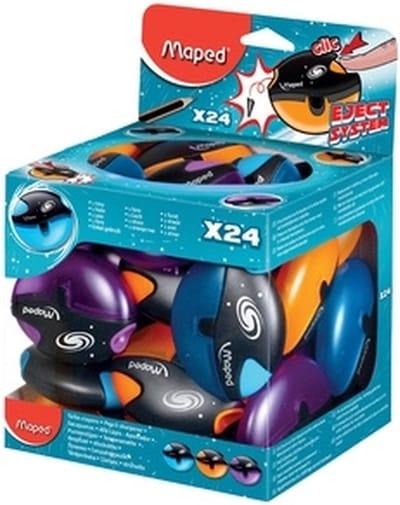 24 STUKS Maped Potloodslijper Galactic