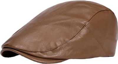 Lederen Barethoed voor Dames en Heren – Warme Herfst/Winter Schilderspet – Eendenbek Hoed – Casual Modieuze Baret – Mode Accessoire Hoedje