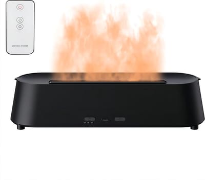 Aromatherapie Diffuser met Afstandsbediening, 200 ml, Ultrasonische Nebulizer, 7 Kleuren LED, Luchtbevochtiger en Waterloze Automatische Uitschakeling