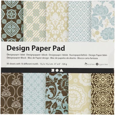 CC Design Papier Blok 15,2x15,2 cm 50 vel