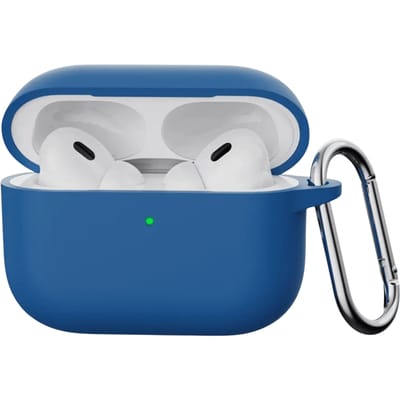 Mocaa AirPods Pro 3 Siliconen Hoesje met Haak Blauw