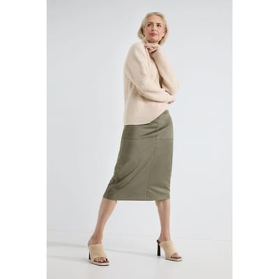 Josephine & Co Amber Skirt Pesto Size: 38 | Midi Skirts Outlet | Dames | Bruin