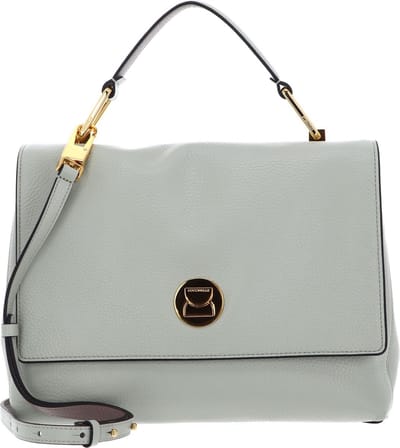 COCCINELLE Leren Handtas Schoudertas Liya Handbag Celad. Gr / War. Ta Mintgroen