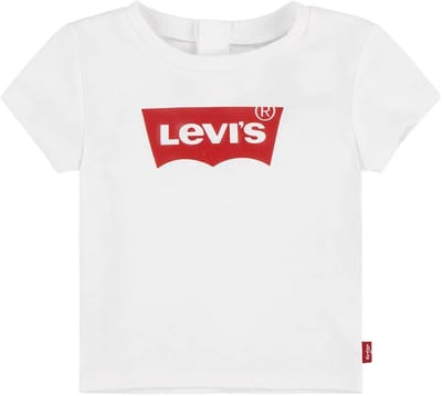 Levi´s ® Kids Batwing T-shirt Met Korte Mouwen Wit 12 Years Jongens,Meisjes