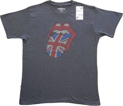 The Rolling Stones - Classic UK Heren T-shirt - S - Grijs