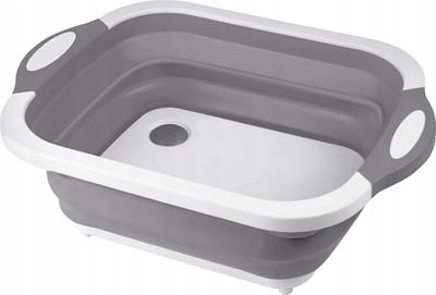 eCarla 2in1 snijplank-kom ideaal voor kamperen - 42.5*31cm