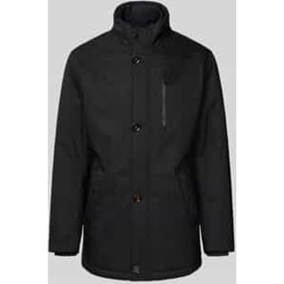 Regular fit jack met gevoerde opstaande kraag, model 'City'