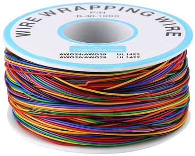 Cosensi - 280M Riemdraad - Isolatietest Kabel - Flexibele Kabel voor Elektronische Toepassingen - Meerkleurig - 8 Adrig - 30 Siliconenkabel