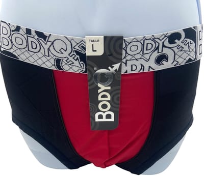 BodyQ Sexy Heren Boxershort – Zwart/Rood – Erotische Herenlingerie – Maat S