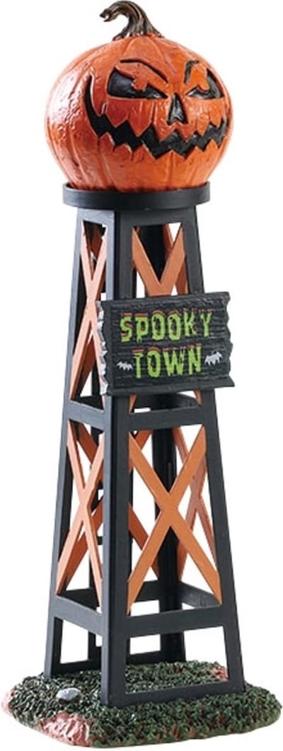 Lemax - Evil Pumpkin Water Tower - Kersthuisjes & Kerstdorpen