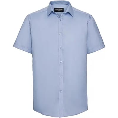 Korte mouwen shirt Russell Athletic Herringbone