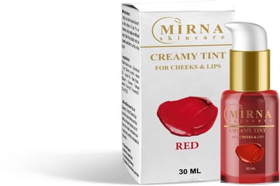 MirnaSkincare - Creamy - Lip & Cheek Tint - Rood – Sweatproof - Blush - Wangen - Lippen - 30ml
