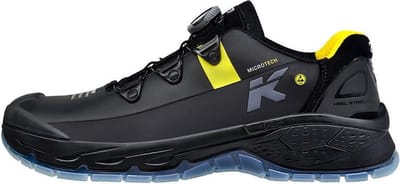 HKS Running Star RS 270 BOA S3 werkschoenen - veiligheidsschoenen - safety shoes - heren - laag - stalen neus - zonder veters - antislip - ESD - lichtgewicht - Vegan - zwart - maat 40