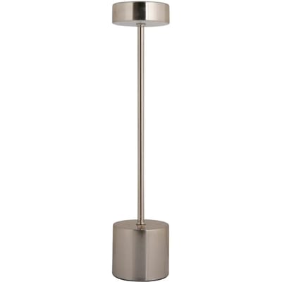 Leitmotiv Tafellamp Ganar Led - Zilver - 8x8x37.5cm - Modern