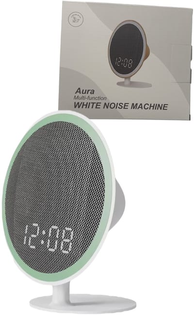 Liefjes & Co White Noise - Witte Ruis Apparaat - Klok - Slaaptrainer - Bluetooth Speaker