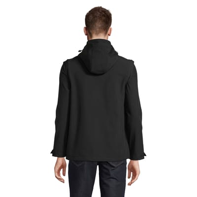 SOLS Unisex volwassen Falcon 3 in 1 Soft Shell Jas (Zwart)