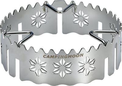 Campingmoon ST-141 Windscherm Gasbrander – RVS 304 – Camping Kook Windbescherming – Compact & Lichtgewicht