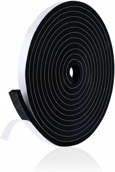 Isolatieafdichting voor ramen en deuren, 5 mm (B) x 15 mm (D) x 5 m (L), geluids- en warmte-isolatie voor optimale energie-efficiëntie