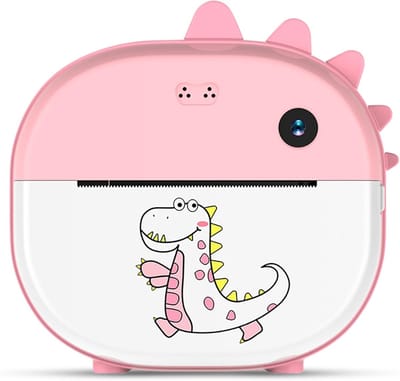 Slimme roze instant camera voor kinderen | Thermisch printen zonder inkt | Oplaadbaar via USB | Educatief en creatief speelgoed | Geschikt voor meisjes vanaf 3 jaar