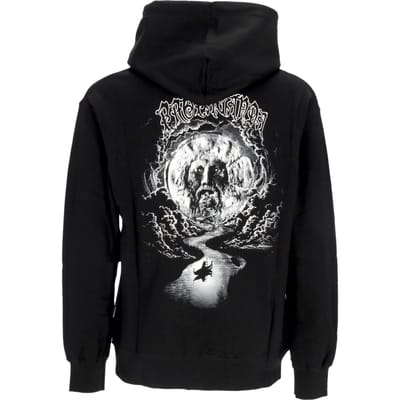 Mondhoodie heren zwart