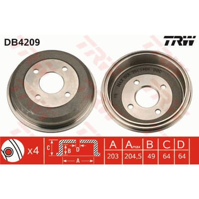 Remtrommel TRW DB4209