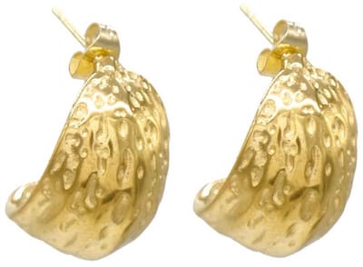 Oorbellen - oorhangers - sieraad - oorsieraad - RVS - goudkleurig - hip - trendy - chique - tijdloos - feest - cadeau - dames - vrouwen