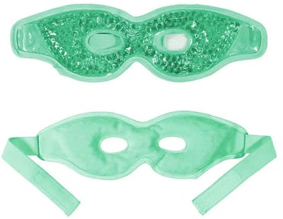 Oogmasker voor Gezwollen Ogen – Herbruikbaar Warm en Koud Kompres Gel – Verkoelend Oogmasker voor Droge Ogen, Stress, Huidverzorging, Puffiness en Vermoeide Ogen- Groen