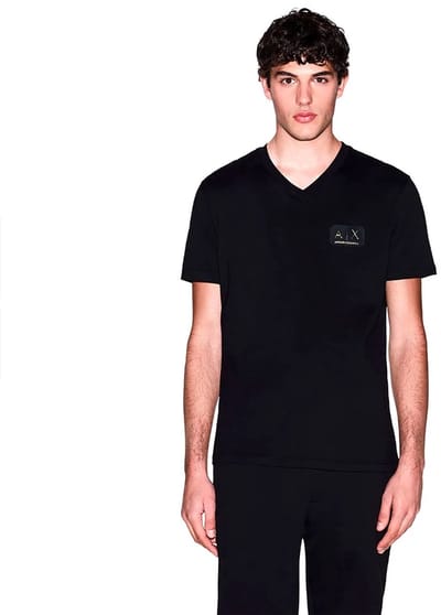 Armani Exchange Xm002179_af12308 T-shirt Met Korte Mouwen Zwart M Man